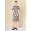 Bcbg Linen Check Dress B3m4o633