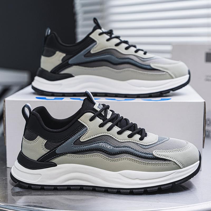 Hot Sale Forrest Gump ins Sports Running Shoes Mesh Breathable Casual Platform Daddy Trendy Shoes 39