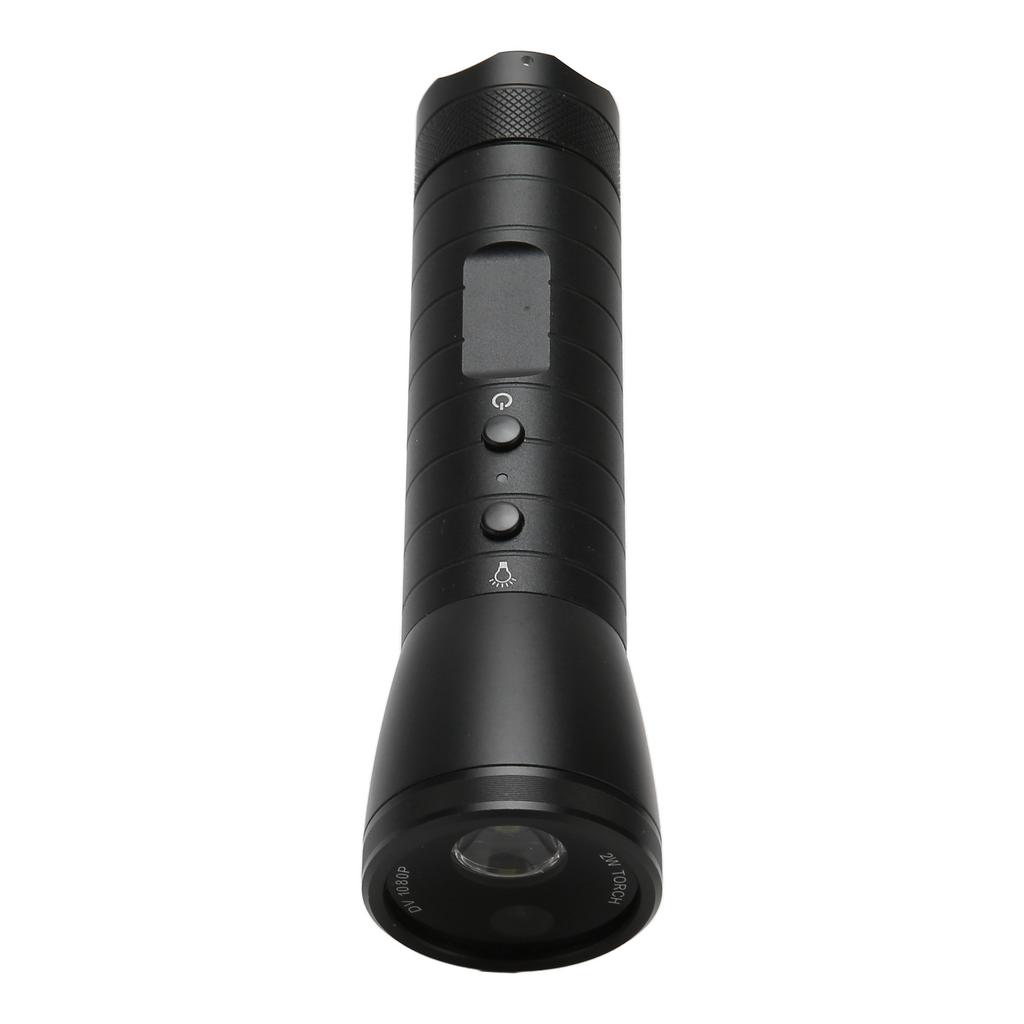 Flashlight Video Camera 1080P 5 Lighting Modes 2200mAh 120 Degree Wide Angle IP66 Waterproof LED Flashlight Recorder