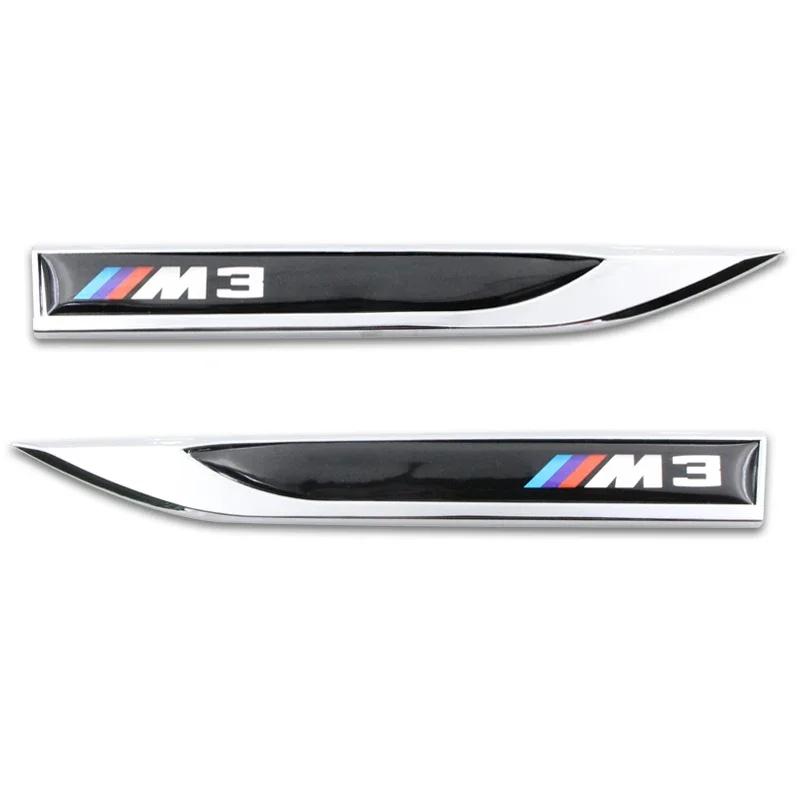 

2pcs Fashion NEW Stainless Steel Car Blade Car Body Waterproof Sticker For Bmw x1 x3 x5 x6 z4 f10 f20 f30 e36 e39 e46 e60 e90