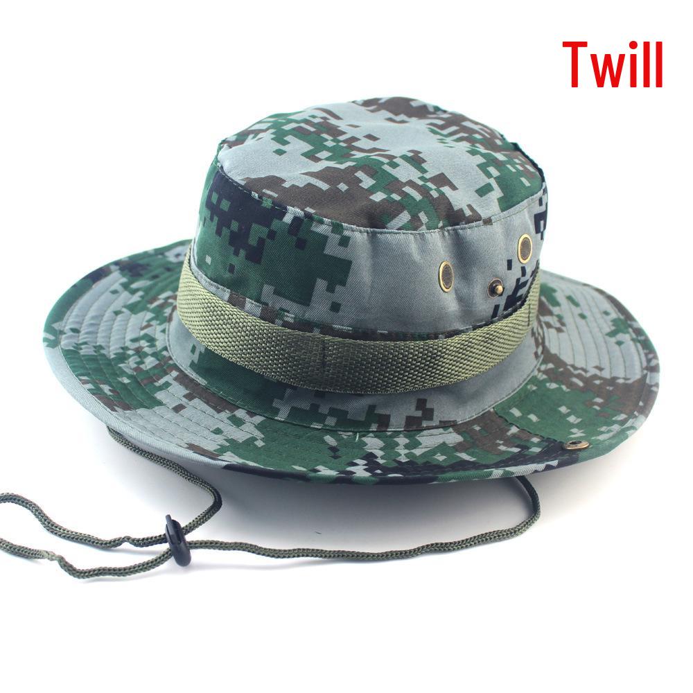Unisex Outdoor Sun Protection Bucket Hat: Camouflage, Mountaineering & Fishing Styles