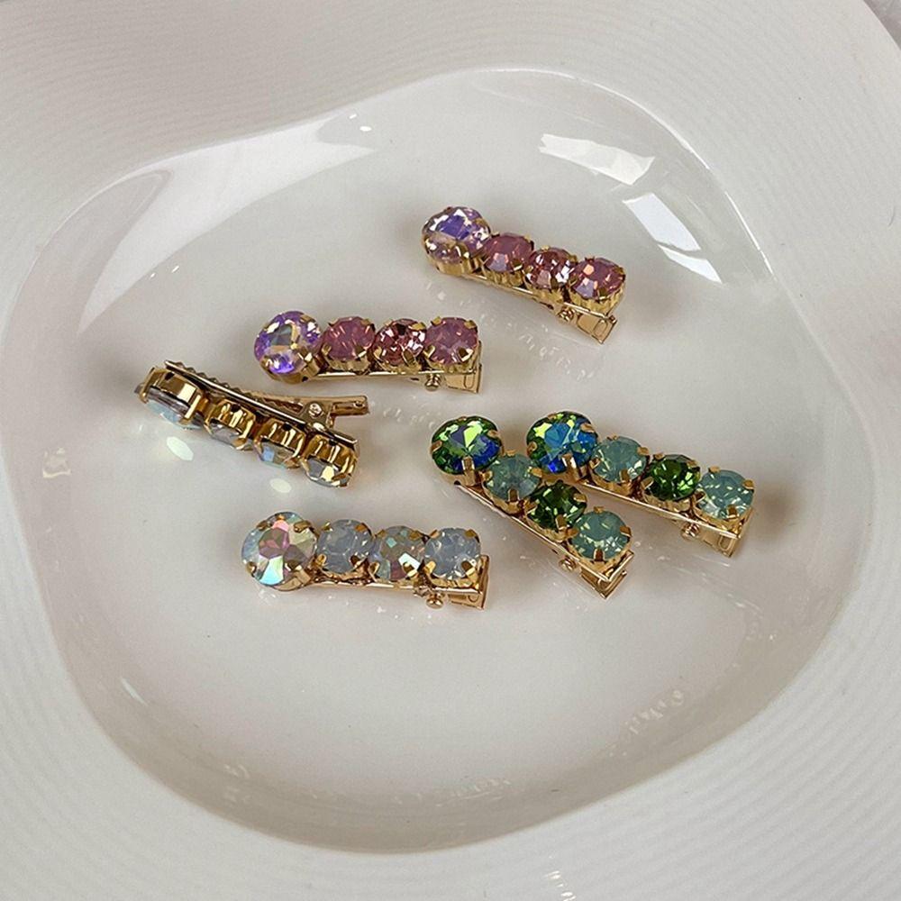Gem Crystal Female Hair Accessories Korean Style Headwear Beads Hair Clip Rhinestone Hairpin