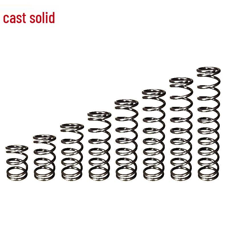 Zhugu 0.5mm Wire Diameter Stainless Steel Compression Springs (10 Pcs)