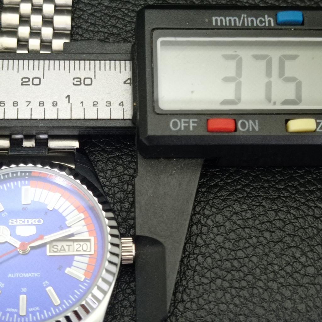 VINTAGE REFURBISHED SEIKO 5 AUTOMATIC 6309A JAPAN MENS BLUE DIAL WATCH a440717-4 Sk-a440717