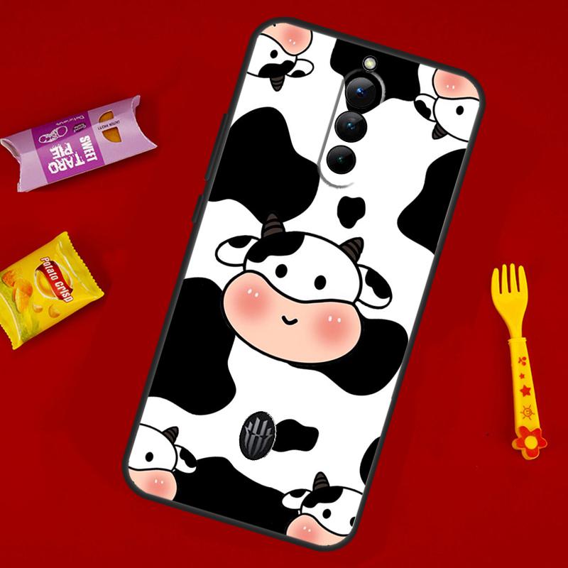 Dairy Cattle Cow Speckle Case For ZTE Nubia Red Magic 10 Air 6 6S 7S For Red Magic 11 10 9 8 8S 9S 10S Pro Plus Cover