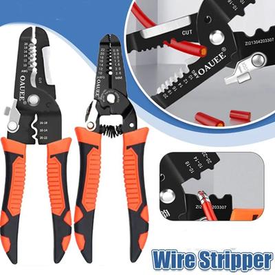 Ergonomikus fogantyú Huzalfogó Krimpelő kábelfogó Többcélú lehúzó csupaszító villanyszerelő