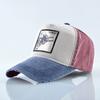Cap With Embroidery Animals Patch Men Snapback Hip Hop Dad Hats Women Four Seasons Adjustable Visor Cap Vintage Denim Baseball Minimalist