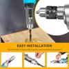 Square Hole Drill Bit Hole Saw Mortising Chisel Drill Bits Professional Drill Bit Adapter For Carpentry Smooth Drilling