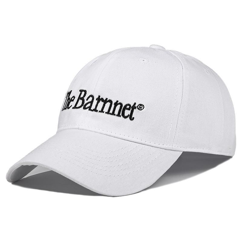

Baseball Cap Men Women Embroidered Letters Sun Protection Adjustable Outdoor Hat білий