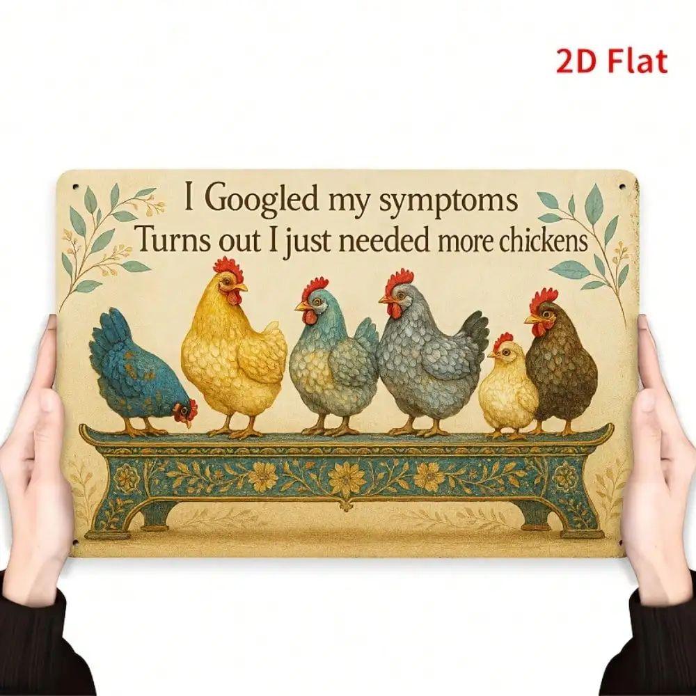 

Retro Metal Wall Art for Living Room Decor 20x30cm