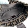 FENDI Zucca Pattern Shoulder Bag Brown Women used