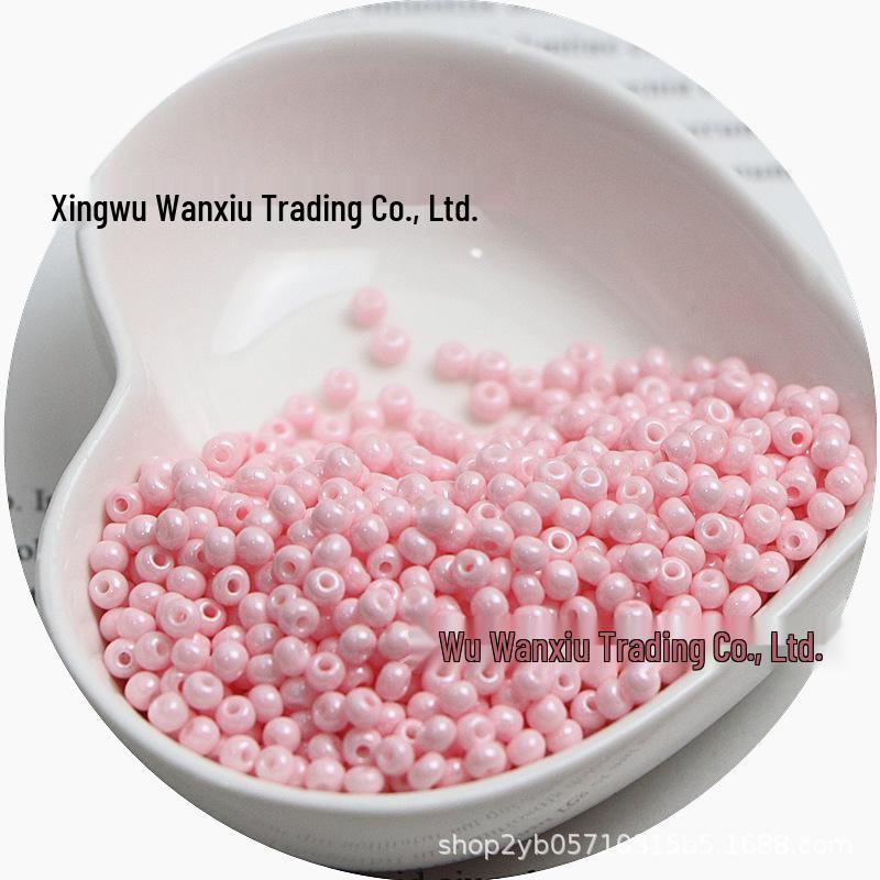 3mm Solid Color Glass Seed Beads for Handmade Jewelry & DIY Crafts