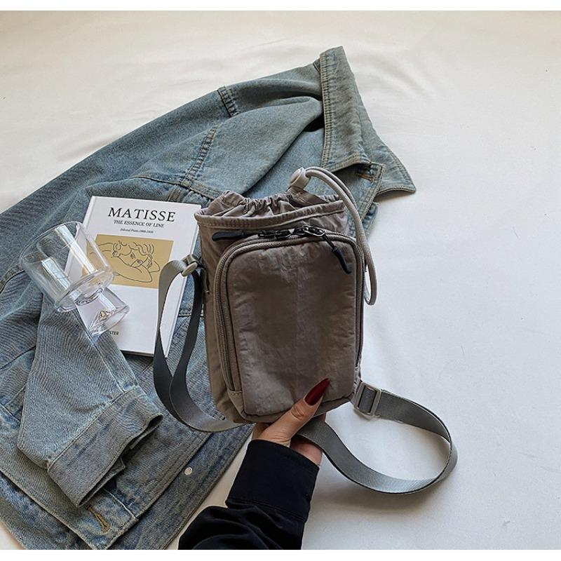 Casual versatile small square bag spring new fashion canvas small square bag high-end trend messenger bag