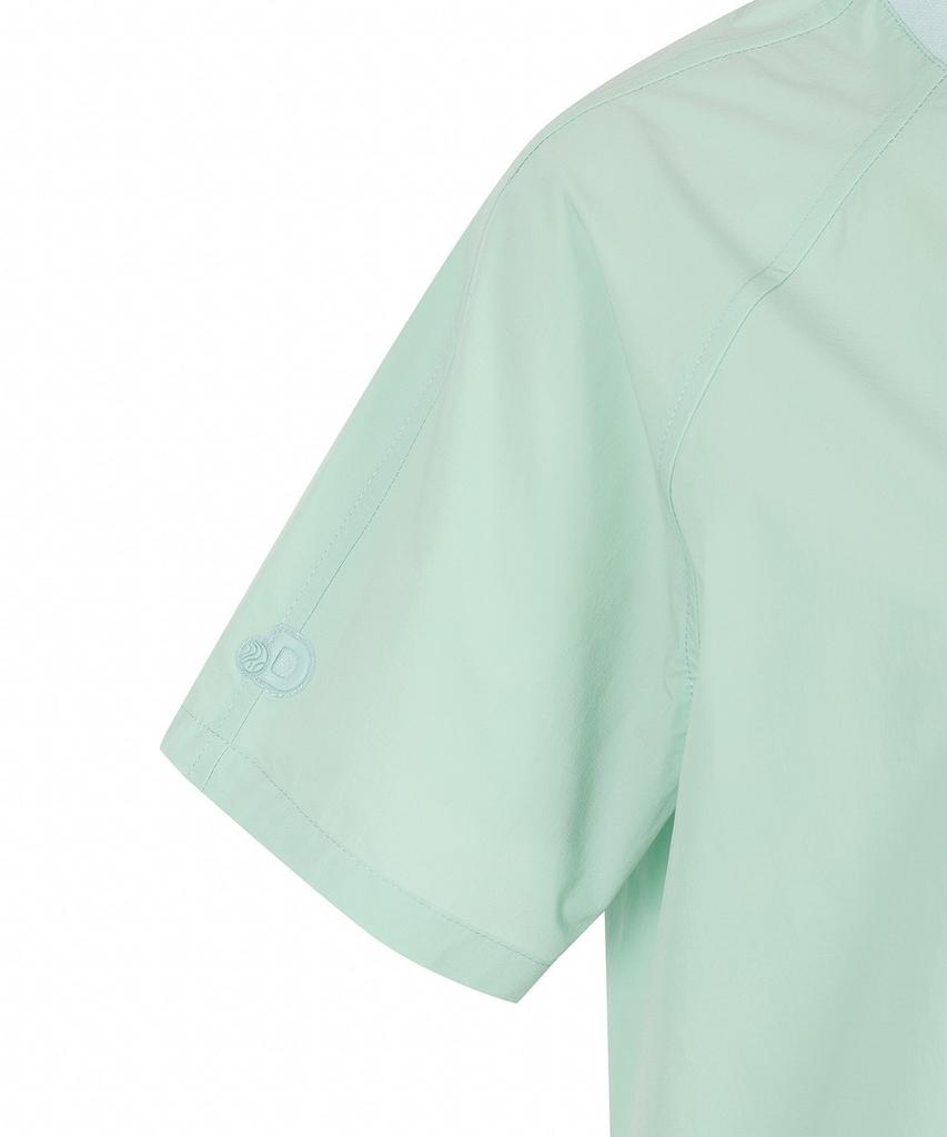 DISCOVERY EXPEDITION Women'S Freshvent Raglan Woven Short Sleeve T-Shirt (L/Mint)