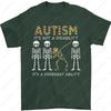 Autism A Different Ability Autistic ASD Mens TShirt Summer Fashion Casual Classic Simple Hipster Style Regular Cotton Tee