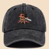 Pc Hardcore Logging Style Trendy Printed Baseball Cap Powerful IndustrialStyle Trendy Pattern Fashionable and Versatile