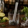 Stainless Steel Muddler Heavy Duty Ice Crushing Stick Long Handle Muddler Easy to Clean Bar Tool Food Safe for Restaurant