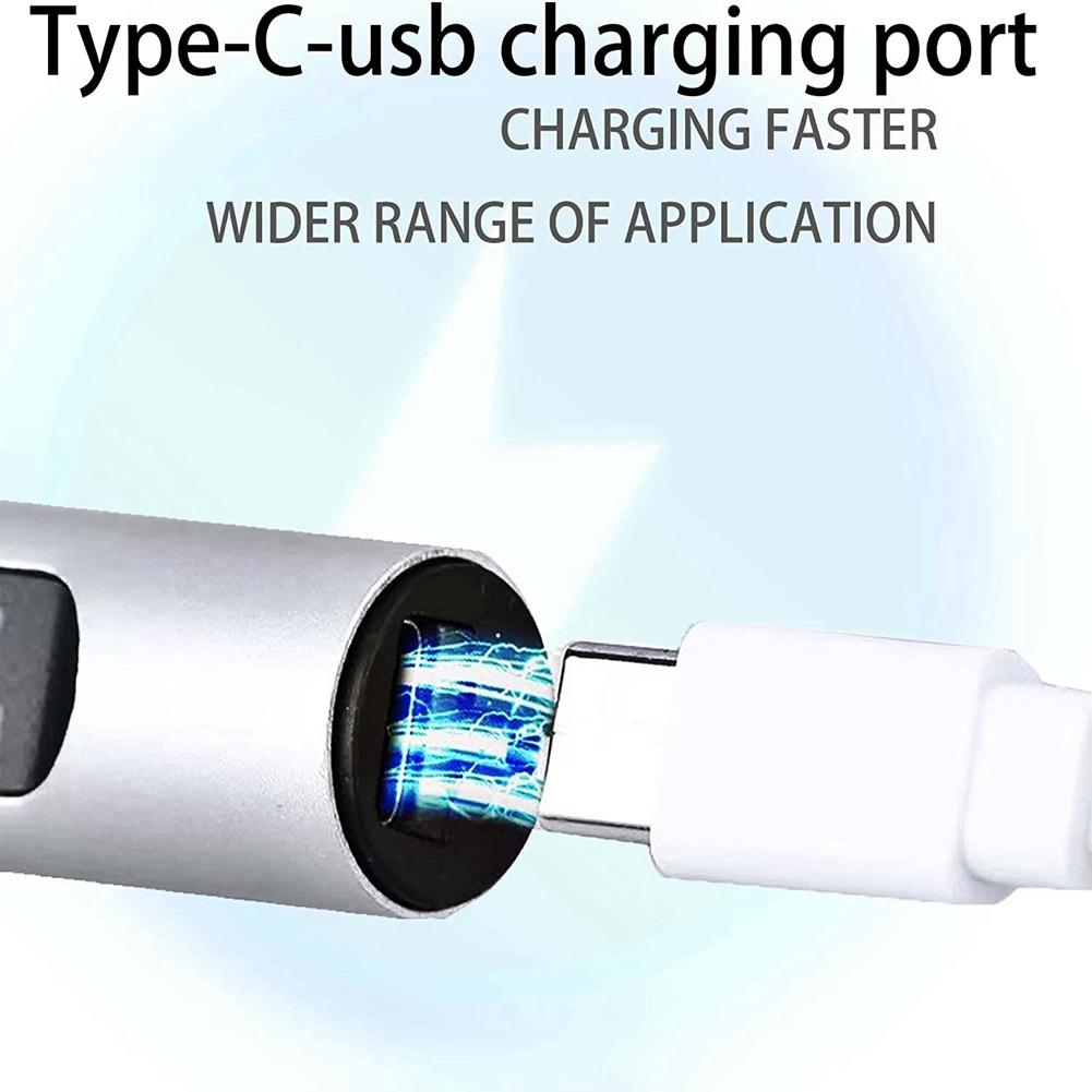 A95D-Penna per Incisione Elettrica con 36 Punte, Macchina per Incisione Senza Fili Ricaricabile USB, Incisore Rotativo Fai da Te per Gioielli