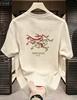 Neues Unisex Light Luxury Reines Baumwoll-T-Shirt Sommer Unisex und Damen Unisex Modisches Lässiges Atmungsaktives Kurzarmhemd Atmungsaktiv