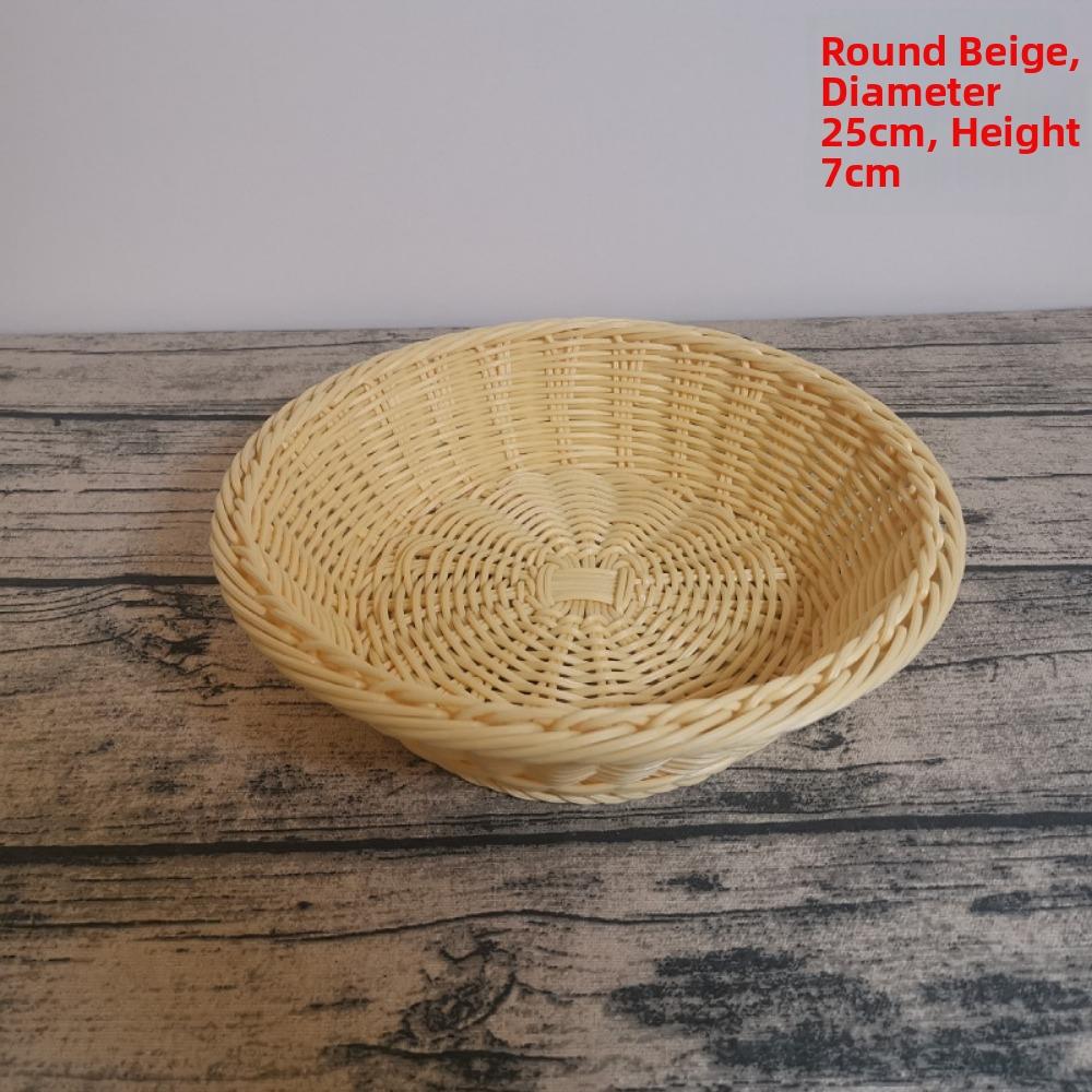 Hardness Rattan Wicker Woven Serving Baskets Household Handwoven Drain Chopstick Fork Spoon Holder 9 Styles Rattan Basket
