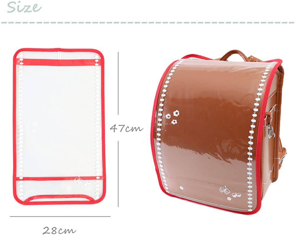 Original School Backpack Petit Floral and Butterfly Print Girls' Cover, Papillone, (Sunny Blue)