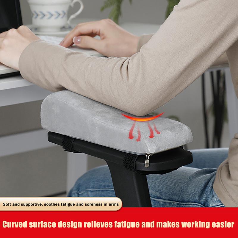 1Pair Chair Armrest Pad Elbow Pillow Support Cushion Foam Inner Core Sofa Cushion For Relieve Pressure On Elbows Forearms