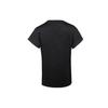adidas T Shirts Women's Black Crew Neck Moderate Straight Fit EB4498