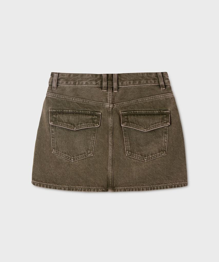 Who.A.U Denim Skirt / Whwjg2591F