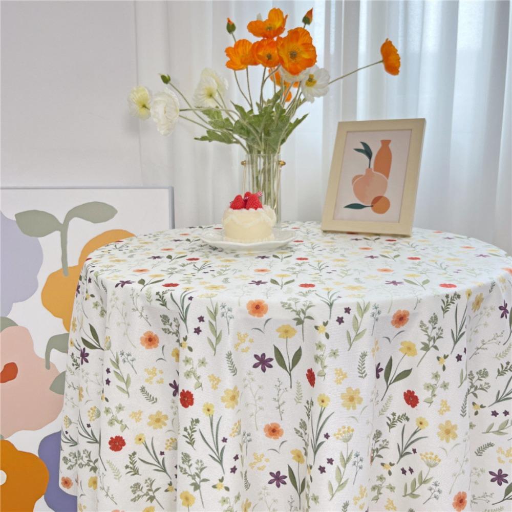 Chinese Style Printing Coffee Table Cover Vintage Picnic Mat Wedding Decor Floral Table Cloth Home