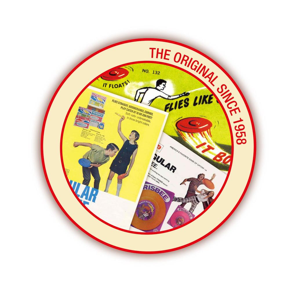 RANGS Frisbee X 33cm Diameter Coaster, Orange,