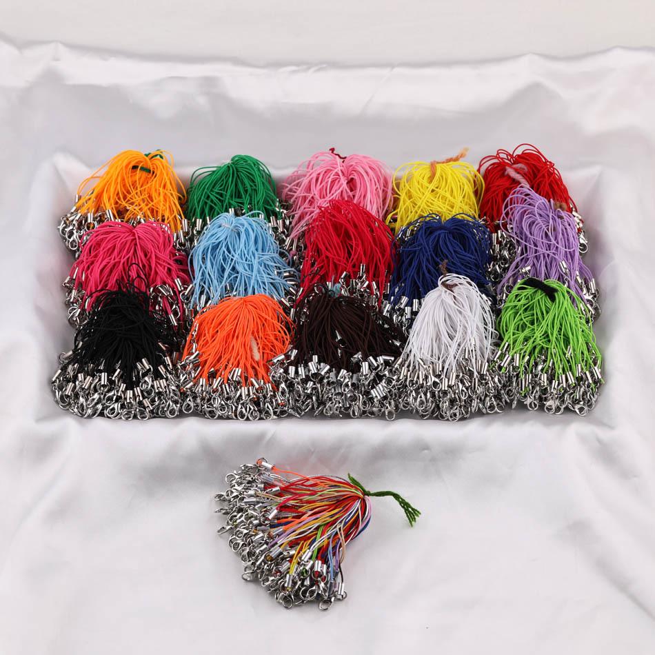 Multicolor Lobster Clasp Mobile Phone Lanyard - DIY Handmade Rope for Jewelry Accessories