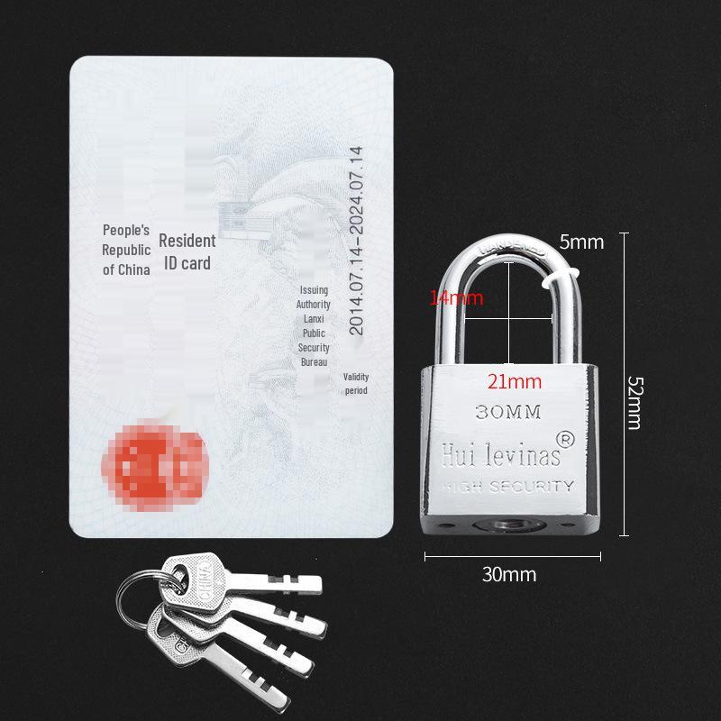 

Lockable Thickened Hasp Latch for Cabinet, Drawer, or Wooden Door Includes screws