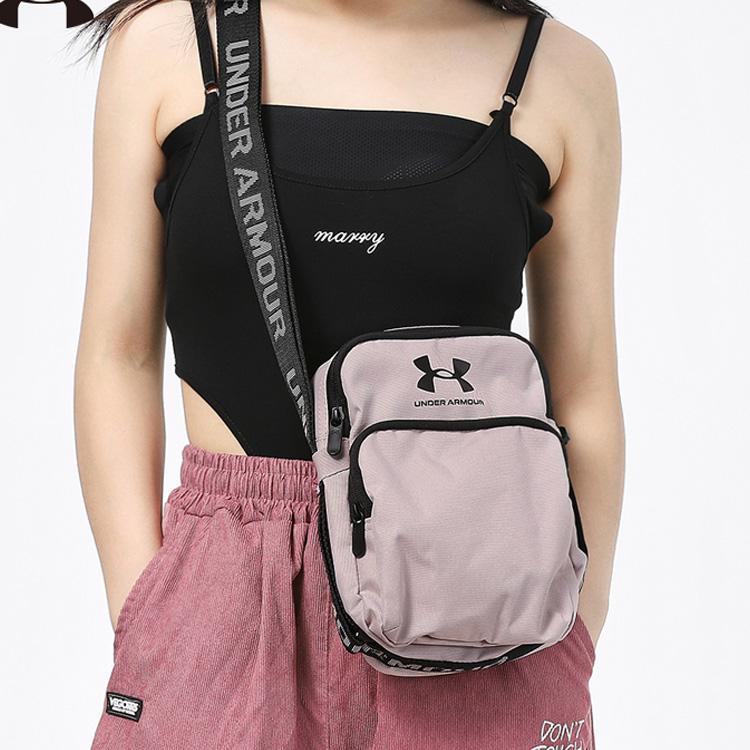 New Under Armour Polyester Crossbody Bag, Shoulder Bag Regular Unisex Pink 1364192-667