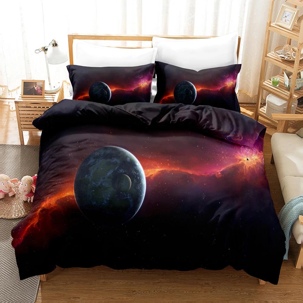 Star Bedclothes Home Textile Beding Set 3d Bed Set Full Size Bed Linen 2/3 Pcs Duvet Cover Sets Dekbedovertrek 1 Persoons