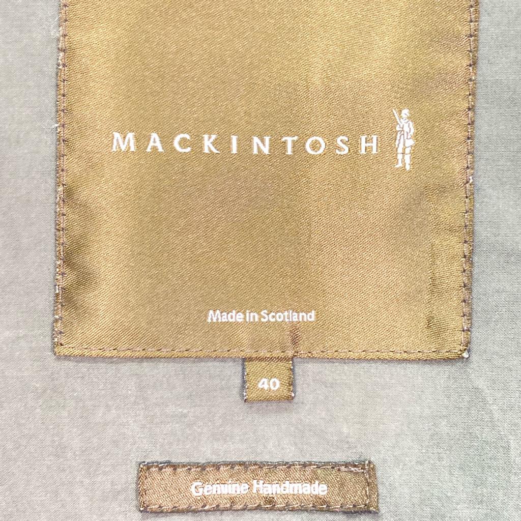 MACKINTOSH Khaki rubberized coat coat 40 khakiUsed