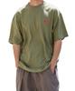 [IMPROVES] Casual [GERRY] Custom Diamond Patch Short Sleeve T-Shirt, Men's, Khaki