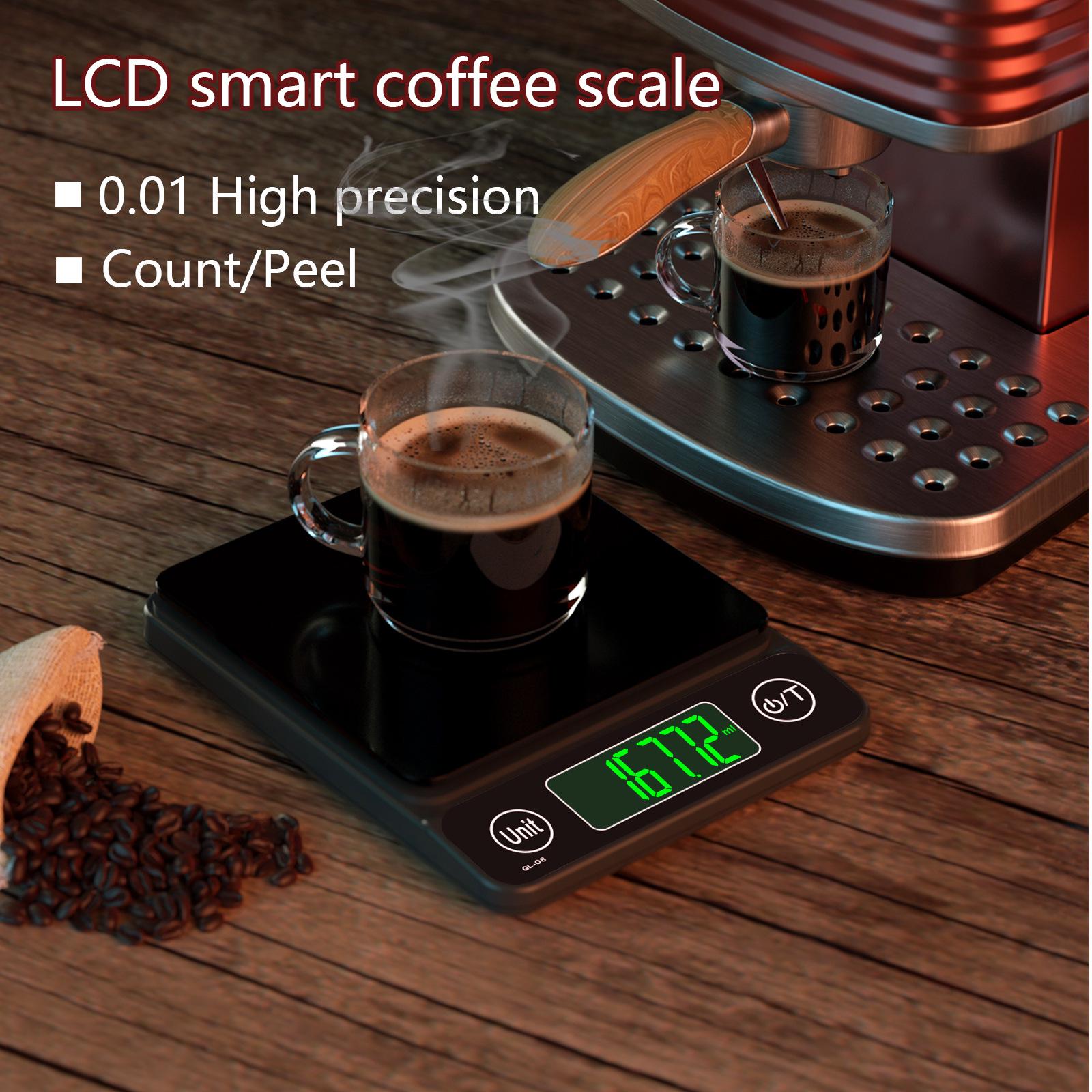 

High-Precision Kitchen Electronic Gram Scale 0.01 - Perfect for Baking & Household Use 3000g/0.1g чорний