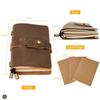 ROTERDON System Genuine Memo 2026 Passport Assembly S Notebook, Leather, Pad, Journal, Leather, Handmade, Type, Multi-Type (Brown, Size)