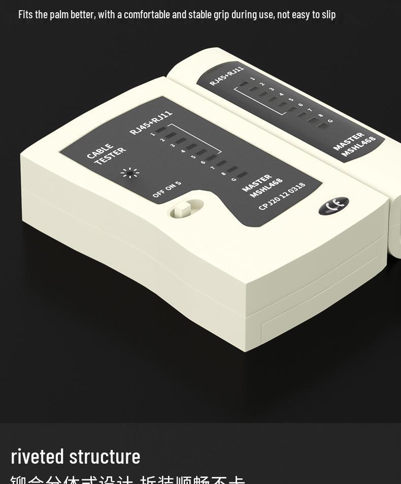 Multi-Function Gigabit RJ45/RJ11 Network Cable Tester