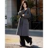 Demana Women's 100% Merino Wool Double-Faced Long Coat