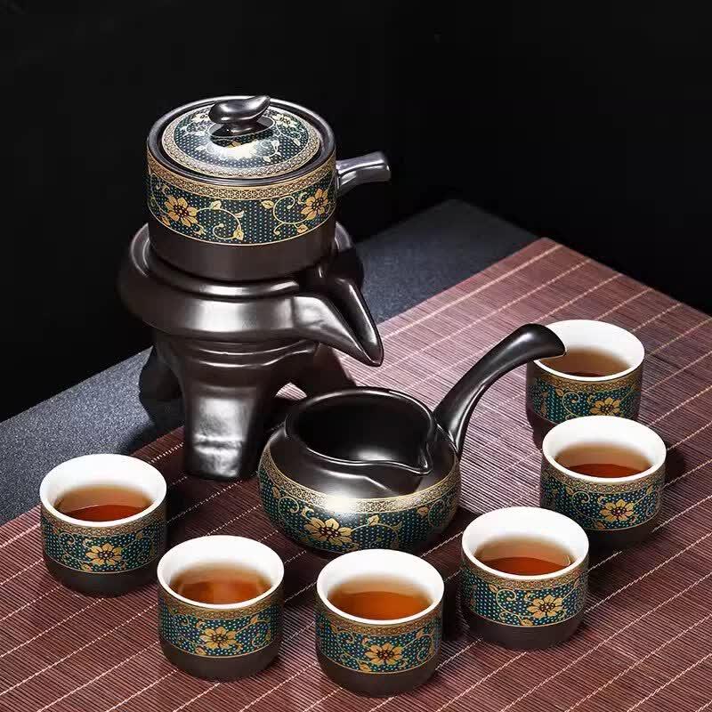 Semi-Automatic Ceramic Kung Fu Tea Set