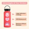 60 New Pink Bookish Graffiti Stickers Decorative Scooter Computer Guitar Account Stickers