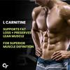 Carbamide Forte L Carnitine Liquid 3300mg Supplement with Vitamins Green Apple 450ml 30 Servings