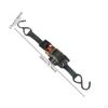 Adjustable Length Ratchet Strap with S Hooks for Boat and Truck Cargo