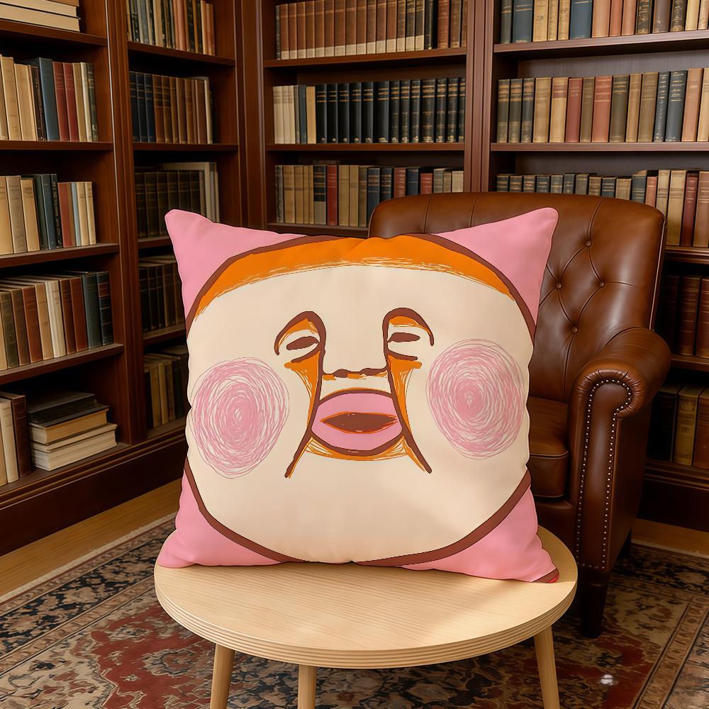 Cartoon Cute Art K-Kobito cushion cover Home Office Birthday Anniversary Gifts Soft Skin Friendly Cushion Cover 30cmx30cm