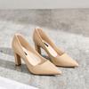 Fashion Women's Shoes Sexy Non Slip Ladies Pumps Square Heels Chic Point Spring Stylish Quick Delivery Beau Today Footwear Wholesale