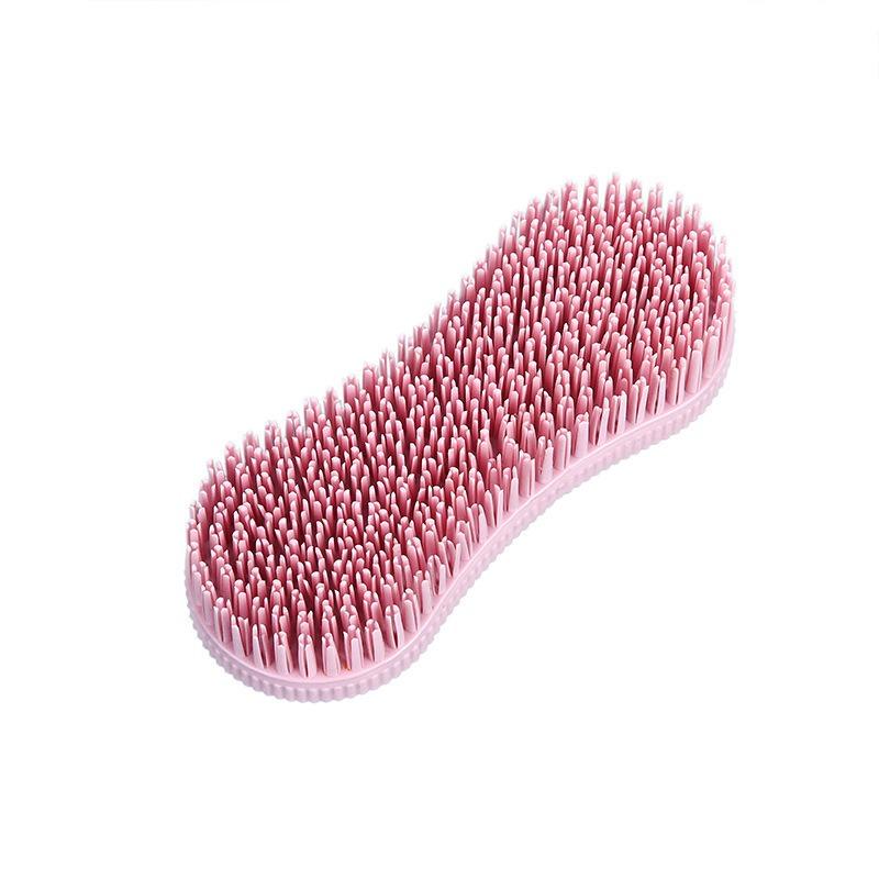 Plastic soft rubber bristles integrated 8-figure brush jeans brush household hard-bristle board brush kitchen cleaning brush