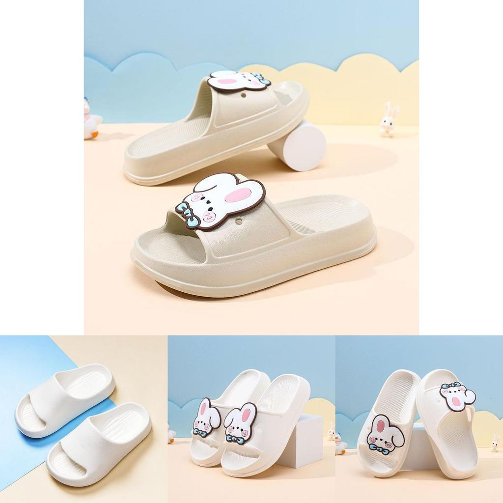 Pattern Charming Rabbit Childrens Slippers Versatile Eva Shoes For Seasons All