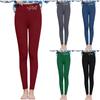 Leggings Termici Foderati in Pile da Donna a Vita Alta e Leggings Stampati Invernali Ispessiti in Pile d'Agnello Elastico