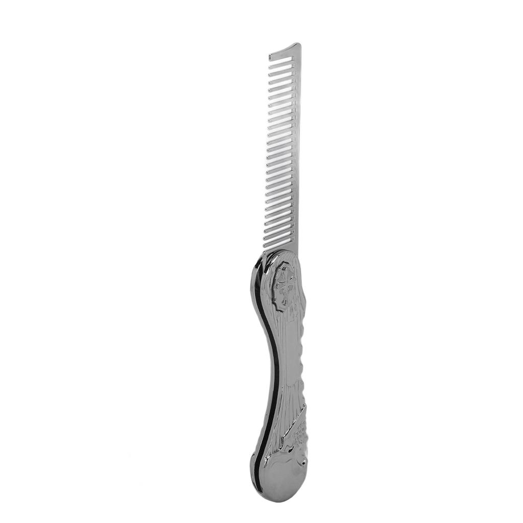 Foldable Hairstyling Brush Zinc Alloy Prevent Static   Oil Hair Comb Hairdressing Comb
